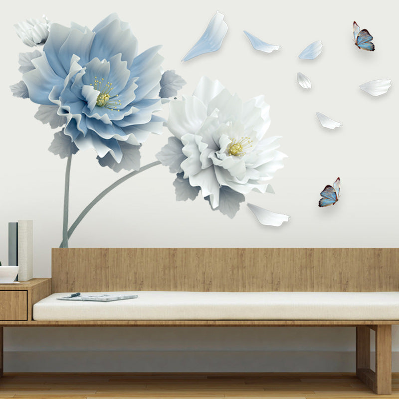 Bedroom Bedside Wall Sticker Wallpaper Image