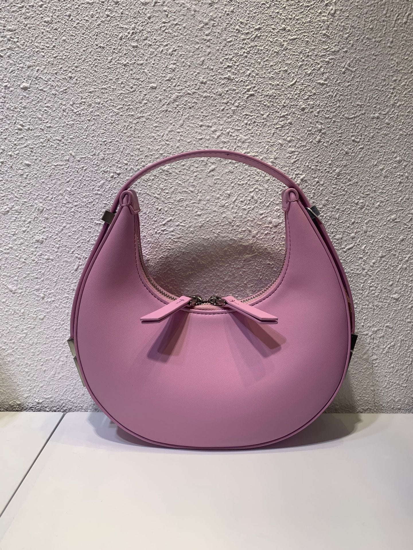 Crescent Leather Small Bag Underarm Bag Moon Bag Portable Shoulder Bag Image