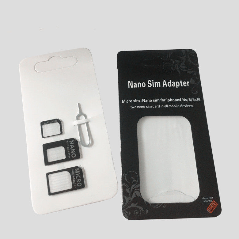 SIM Card Pin Recovery Card Mobile Phone Card Sleeve Four-in-one Conversion Card Image