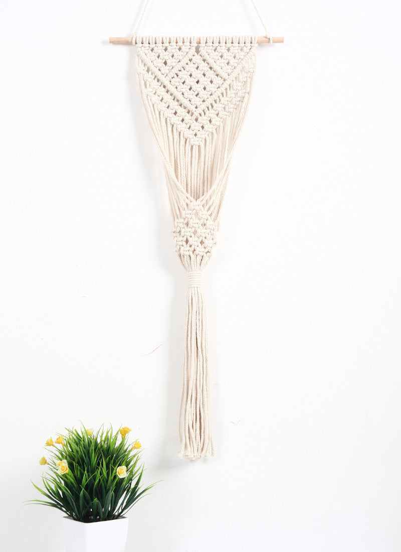 Woven Net Bag Flower Basket Wall Decoration Flower Shop Decoration Image