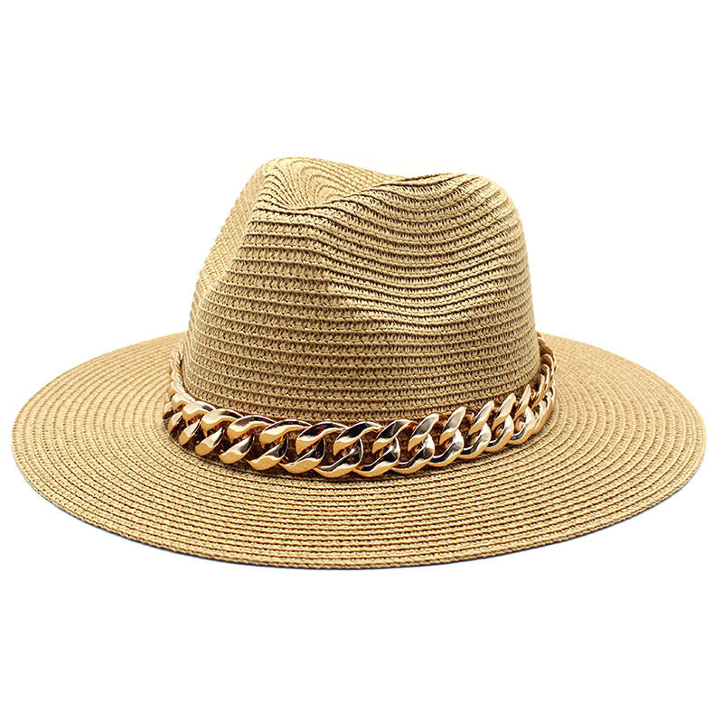 Summer Hats Spring Black Khaki Beach Casual Summer Men Hats Image