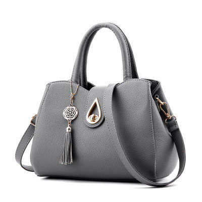 SMOOZA Famous Designer Brand Luxury Women Handbag Tassel Women Bag Top-Handle Bags Fashion Women Messenger Shoulder Bags Image