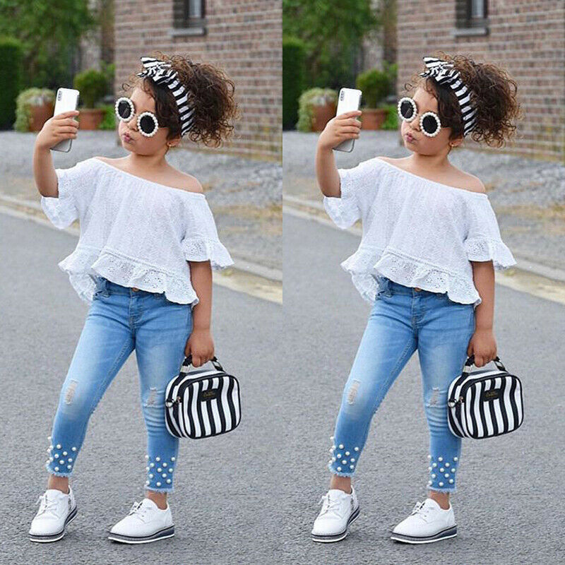 Shirt Shorts Girls Girl Kids Clothes For Baby Set Children Image