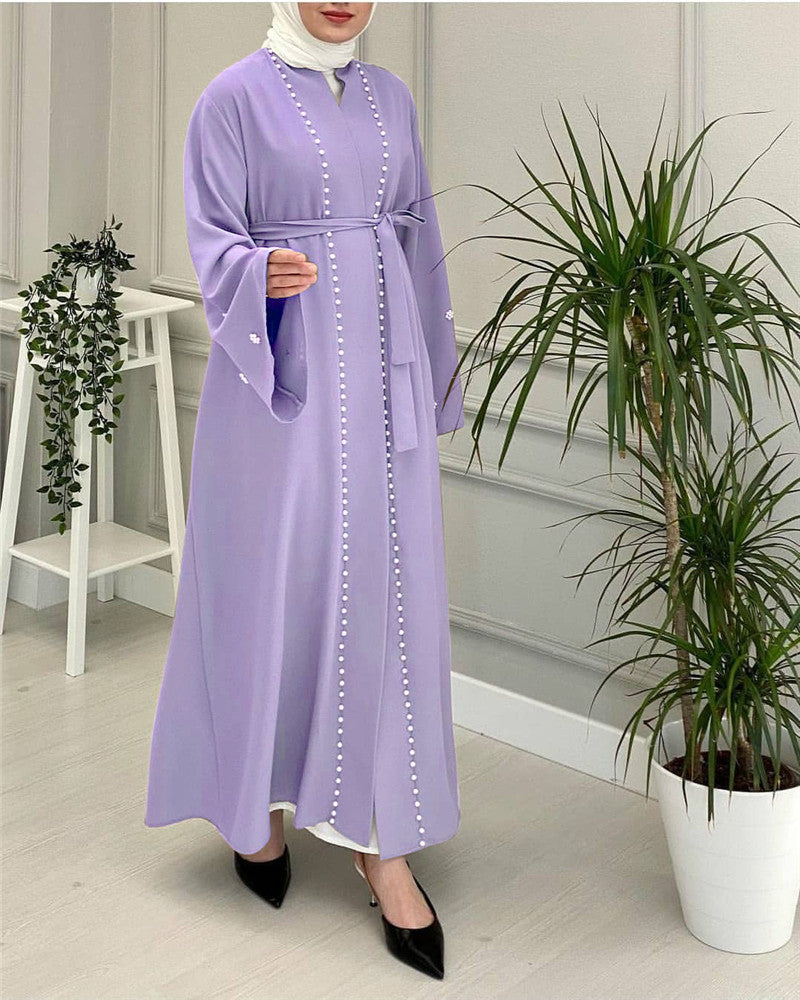 Eid Kaftan Moroccan Abaya Dubai Turkey Hijab Muslim Fashion Image