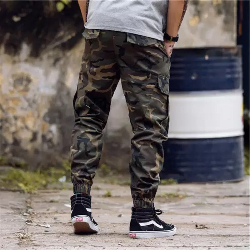Men Casual Summer Streetwear Jeans Jogger Pan Image