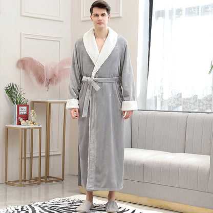 Winter Flannel Nightgown Pajamas Thickened