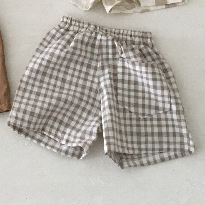 Summer Baby Clothing Summer Cotton And Linen Casual Shorts For Baby Thin Comfortable Image