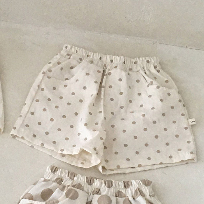 Summer Baby Clothing Summer Cotton And Linen Casual Shorts For Baby Thin Comfortable Image