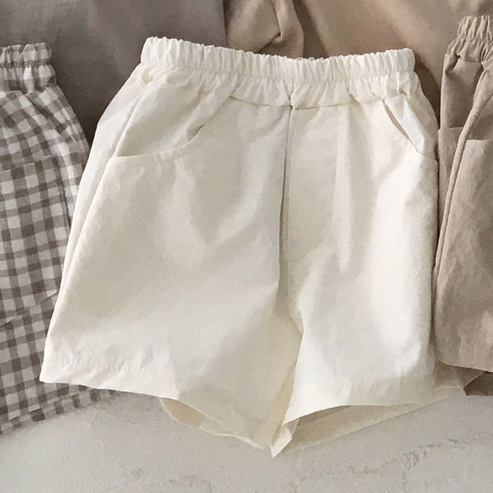 Summer Baby Clothing Summer Cotton And Linen Casual Shorts For Baby Thin Comfortable Image