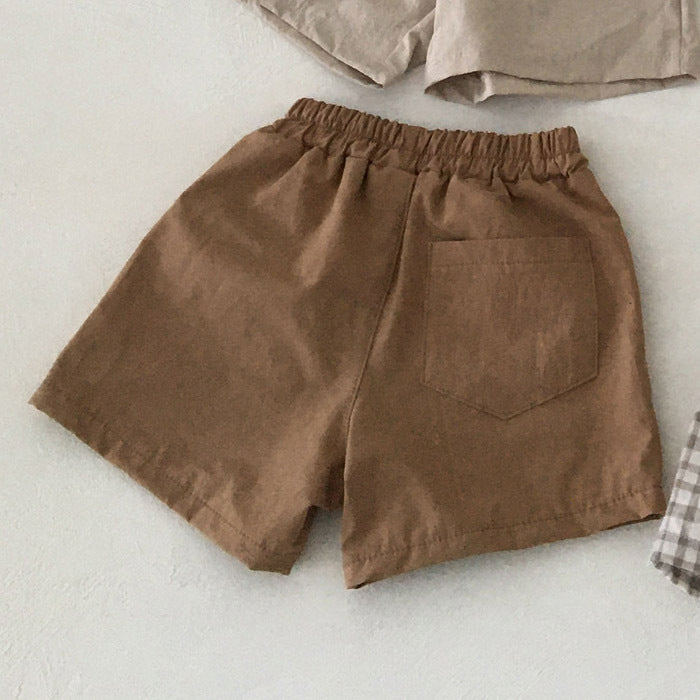 Summer Baby Clothing Summer Cotton And Linen Casual Shorts For Baby Thin Comfortable Image