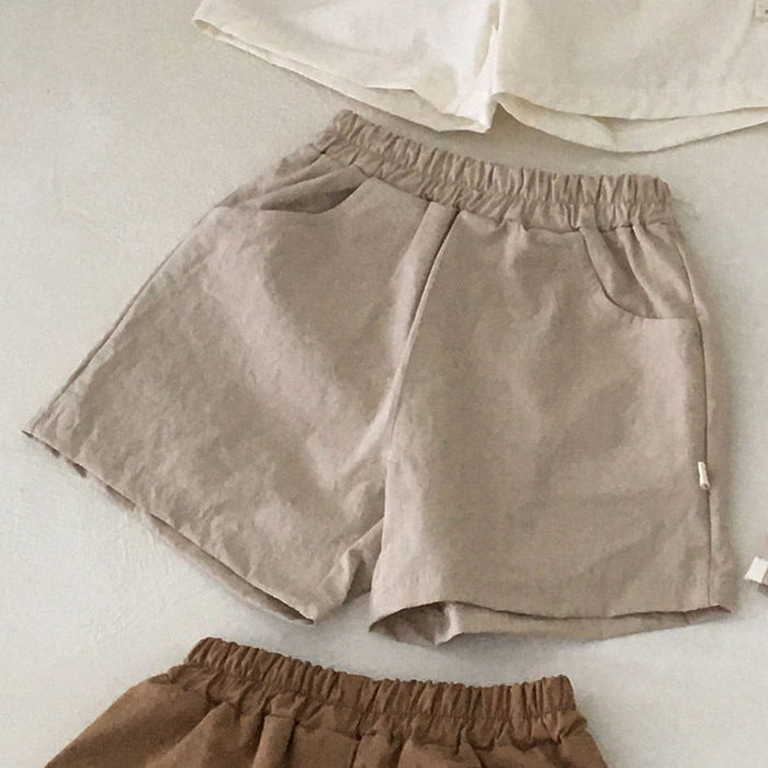 Summer Baby Clothing Summer Cotton And Linen Casual Shorts For Baby Thin Comfortable Image