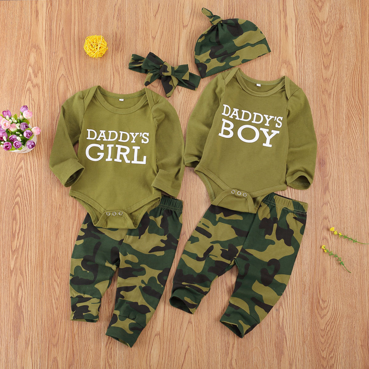 New Products Set Letter Camouflage Printed Children Set Image