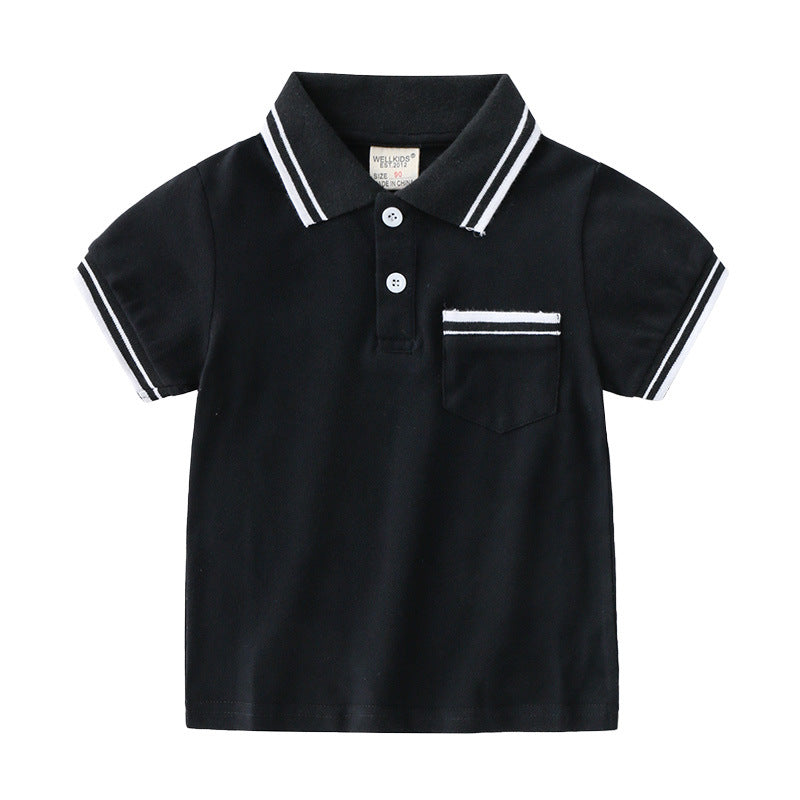 Boys' T-Shirt Summer Polo Shirt Image