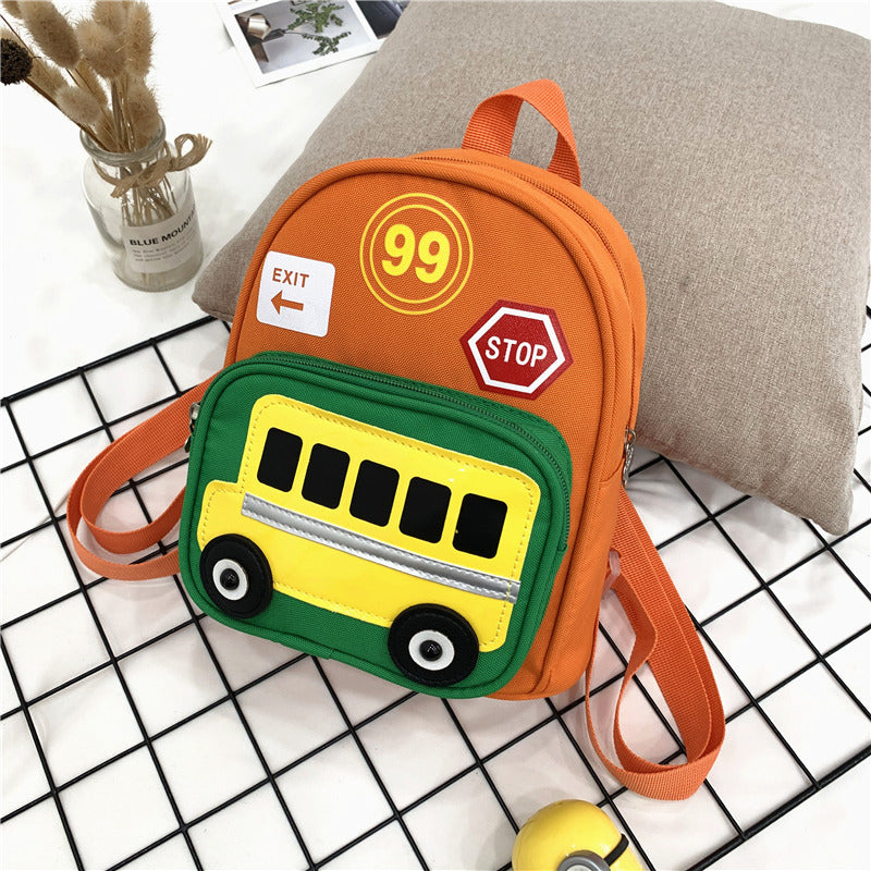 Heopono Durable Nice Little Children School Book Bag Small Boys Girls Cartoon Cute Mini Funny Back to School Backpack for Kids Image