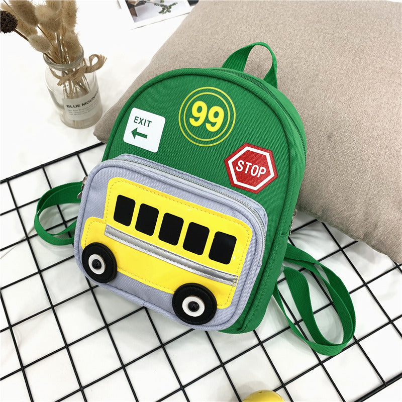 Heopono Durable Nice Little Children School Book Bag Small Boys Girls Cartoon Cute Mini Funny Back to School Backpack for Kids Image