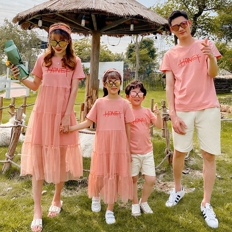 Summer Style Family Outfit Attire Image