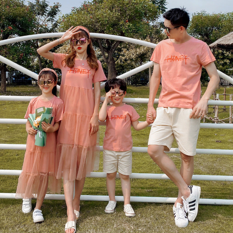 Summer Style Family Outfit Attire Image