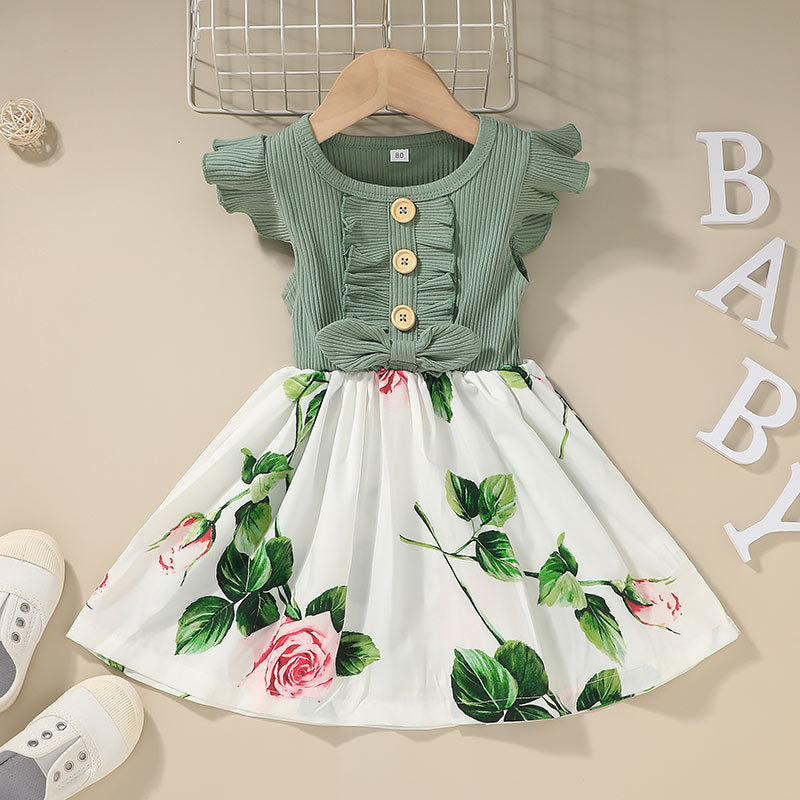 Toddler Kids Baby Girls Clothes Summer Girls Dress Image