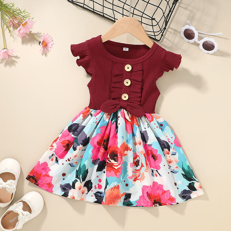 Toddler Kids Baby Girls Clothes Summer Girls Dress Image