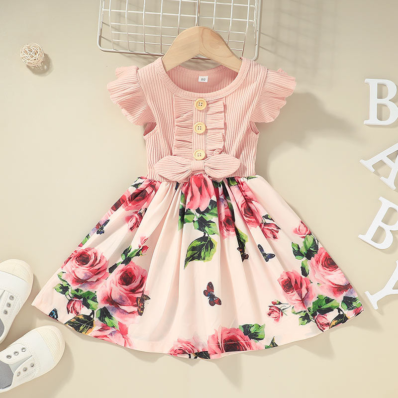 Toddler Kids Baby Girls Clothes Summer Girls Dress Image