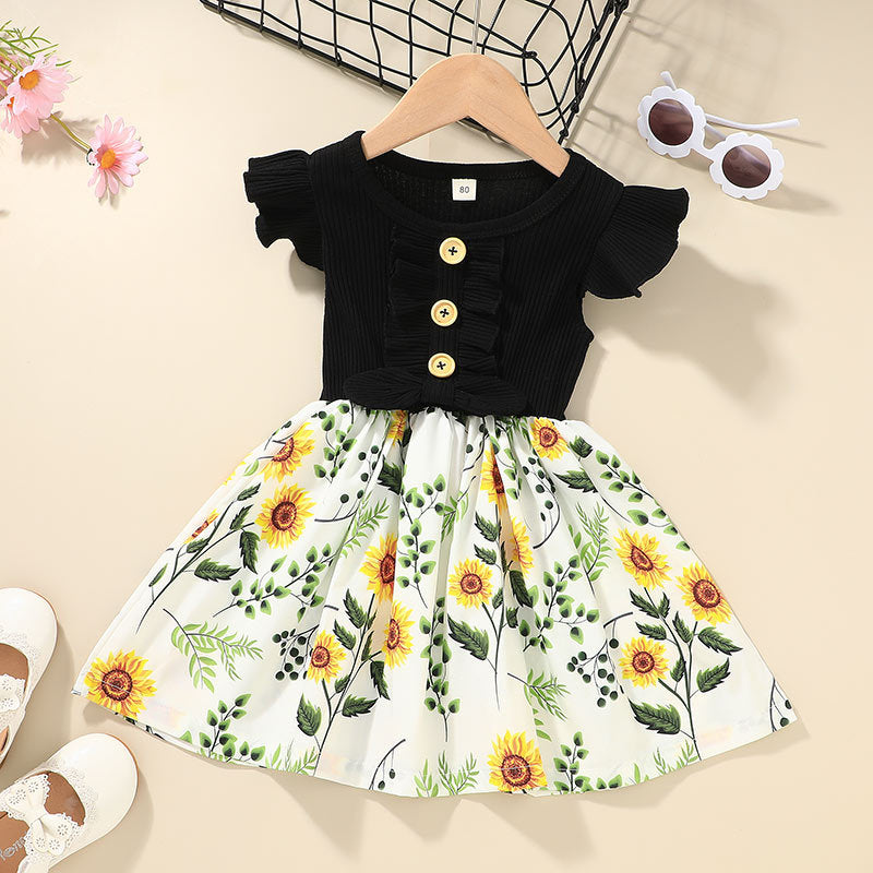 Toddler Kids Baby Girls Clothes Summer Girls Dress Image