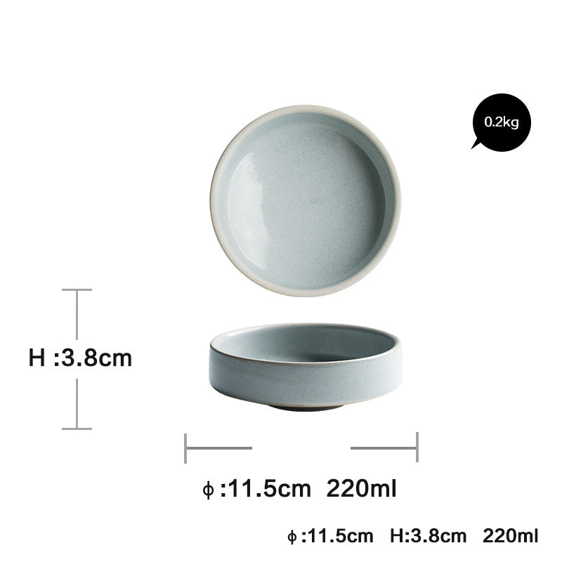 Household Dinner Plate, Flat Plate, Bowl And Plate Set Image