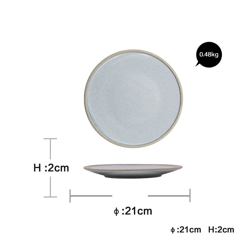 Household Dinner Plate, Flat Plate, Bowl And Plate Set Image