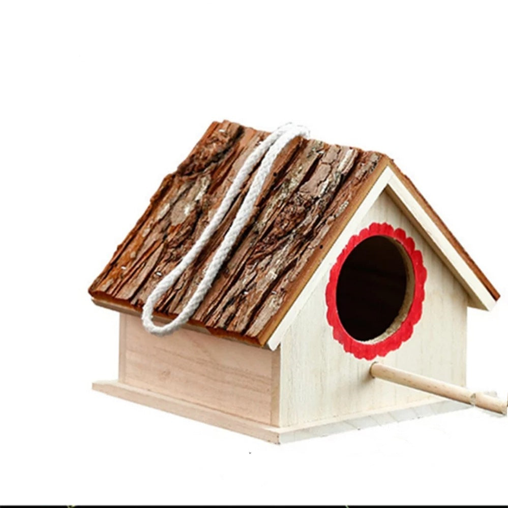 Bird House Bird Nest Outdoor Tree Parrot Breeding Box Image