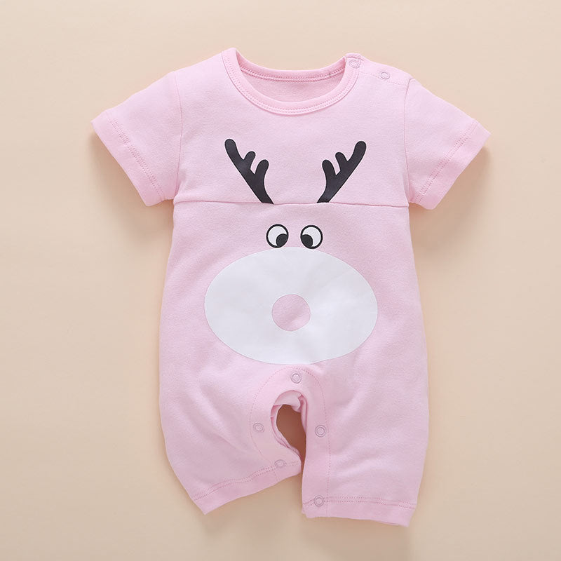 Baby baby clothes wear one piece clothes pure cotton clothes Image