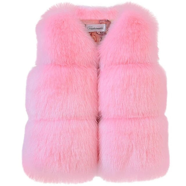 NEW Baby Girl Winter Vest Coats Image