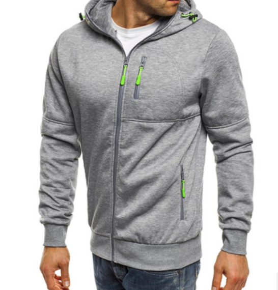 Men Hoodie Cotton Jacket Image