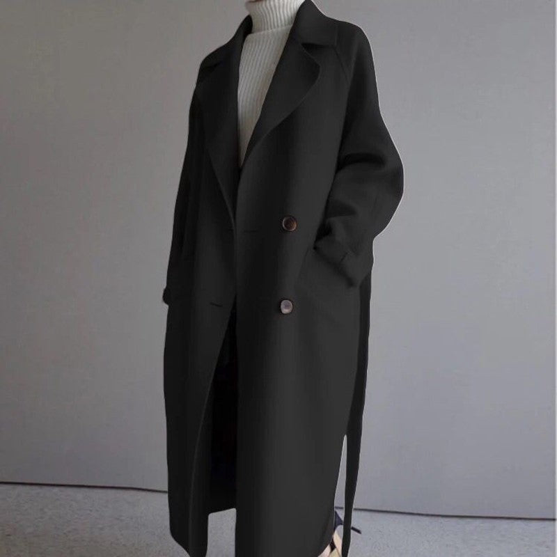 Womens Lapel Cashmere coat Image