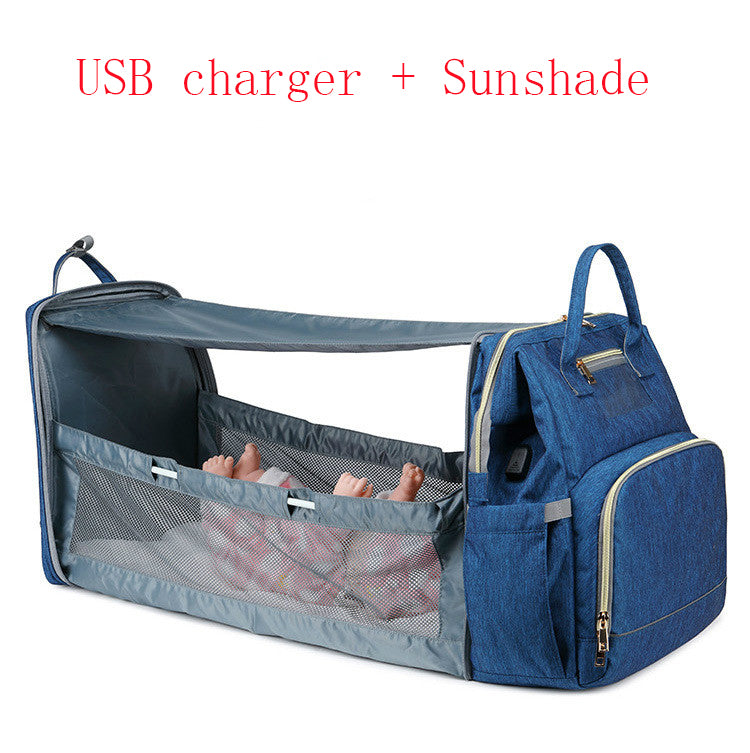 Portable Folding Crib Mummy Bag Portable Image