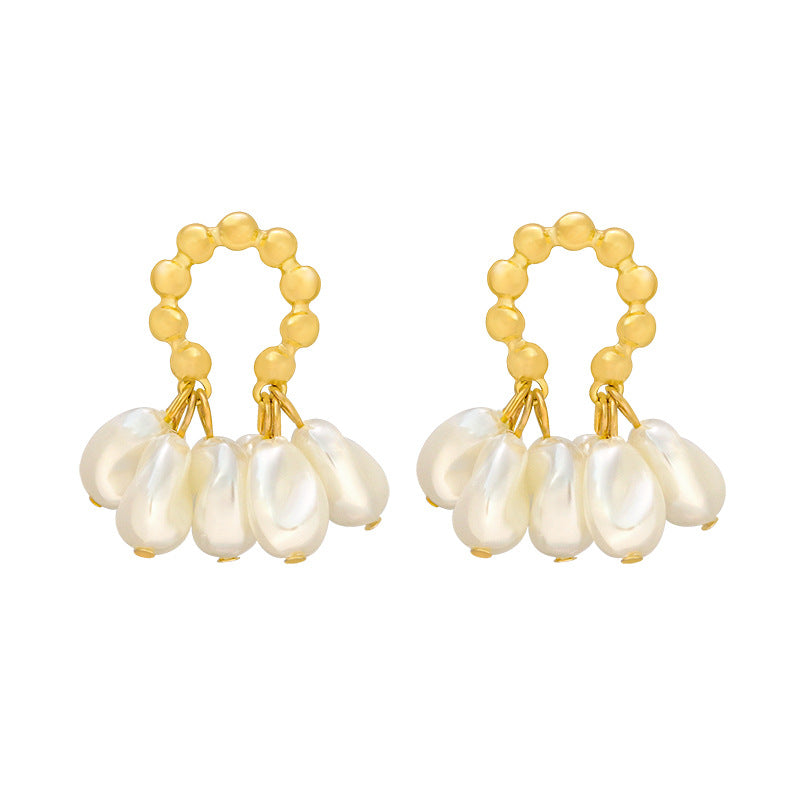 Female Baroque Pearl Earrings Image