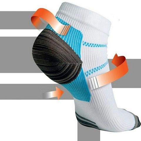 Heel Arch Pain Relieving Compression Sport Socks Image