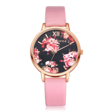 High Quality Fashion Leather Strap Rose Gold Women Watch Casual Love Heart Quartz Wrist Watch Women Dress Ladies Luxury Watches Image