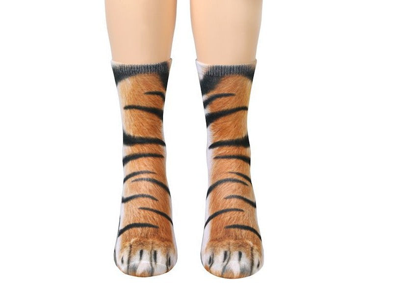 3D Animal Paw Socks Cute Cat Claws Socks Unisex Long Socks Image