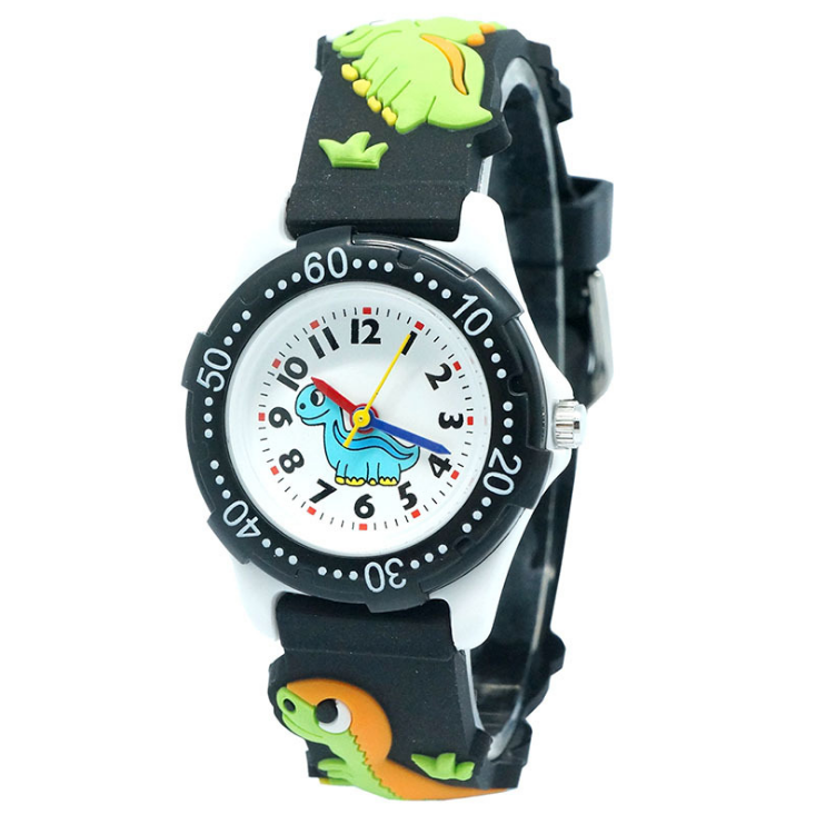 Children Watch Creative Real Dinosaur Cartoon Image