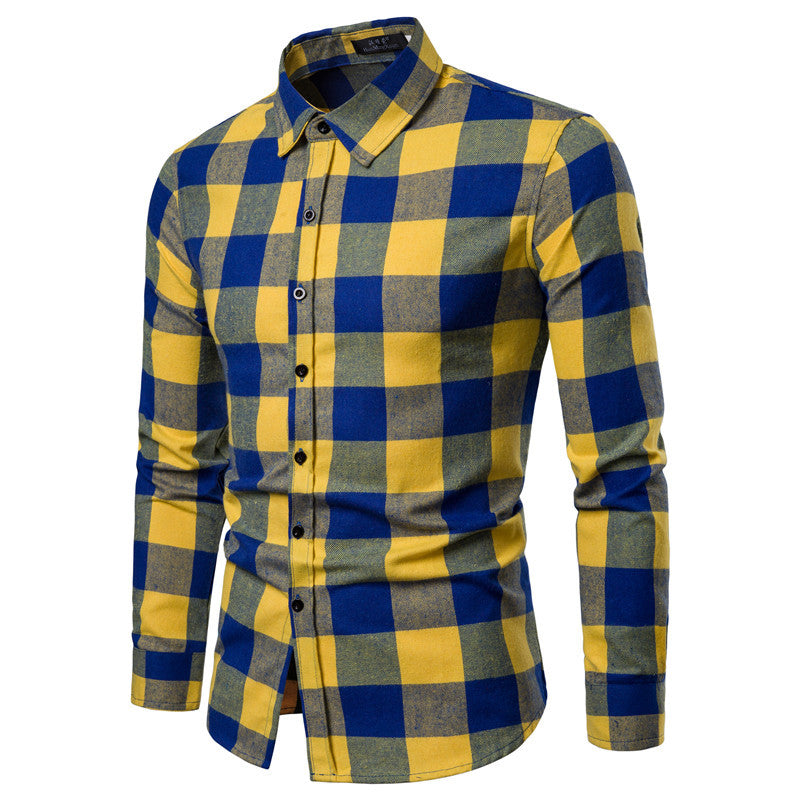 Mens Fashion Hip Hop Shirts Streetwear Urban Clothing Hiphop Men Clothes Plaid Zipper Shirt Image