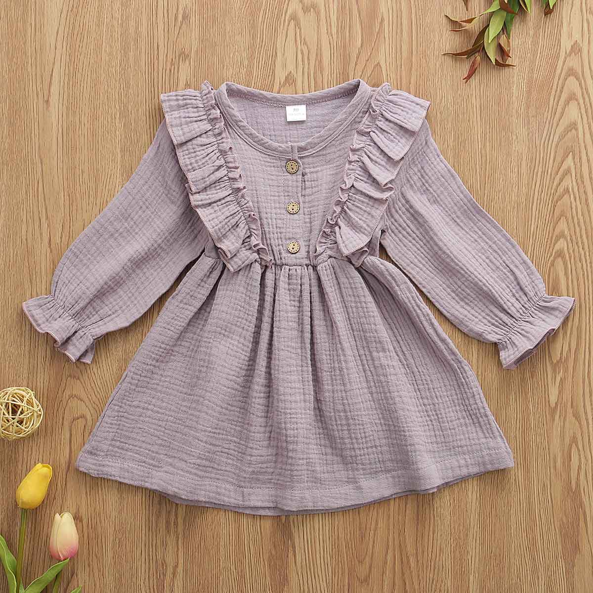 Girls cotton dress Image