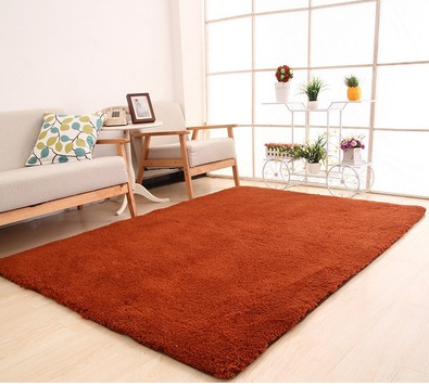 Living Room Rug Area Solid Carpet Fluffy Soft Home Decor White Plush Carpet Bedroom Carpet Kitchen Floor Mats White Rug Tapete Image