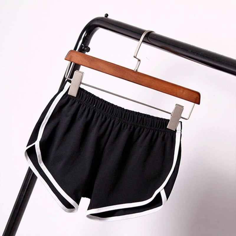 New Summer Shorts Women Casual Shorts Workout Waistband Skinny Short Image