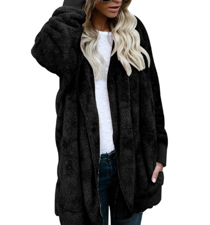 Women's Plush Warm Cotton Coat Image