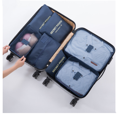 Durable Waterproof Nylon Packing Cube Travel Organizer Bag Image