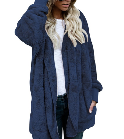 Women's Plush Warm Cotton Coat Image