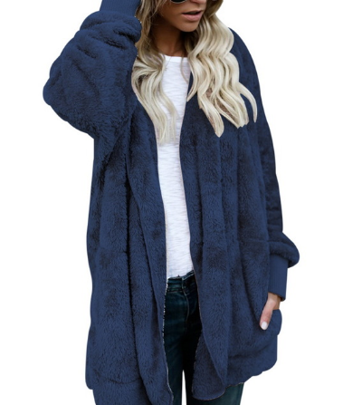 Women's Plush Warm Cotton Coat