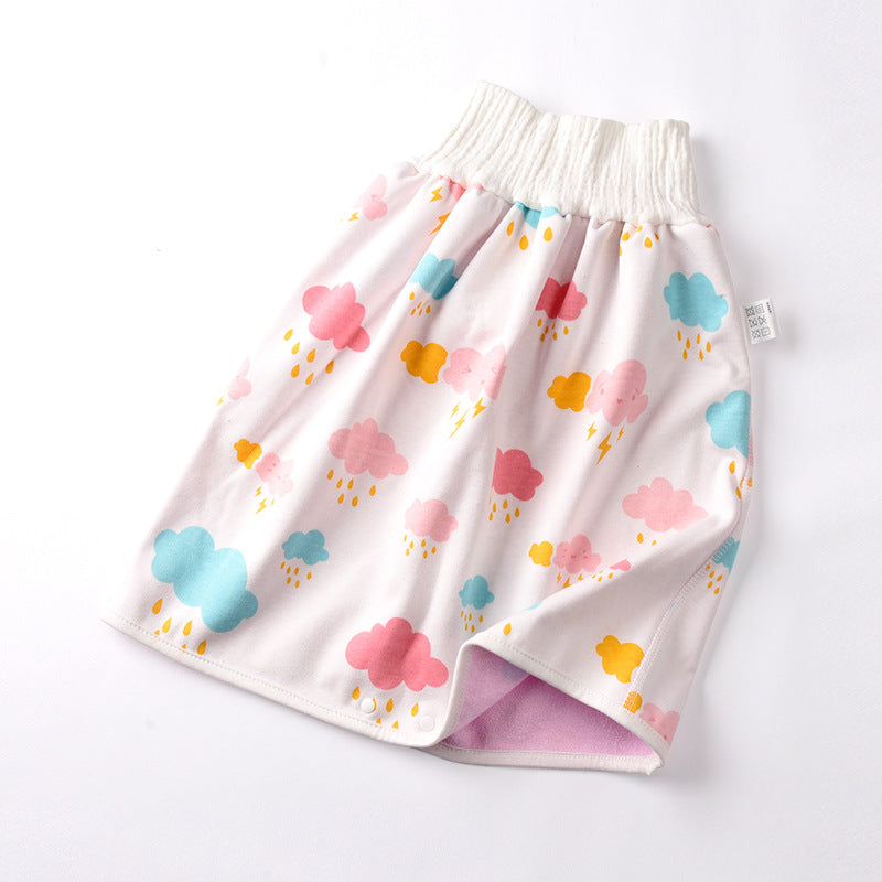 Cotton and bamboo fiber Baby diaper skirt Image