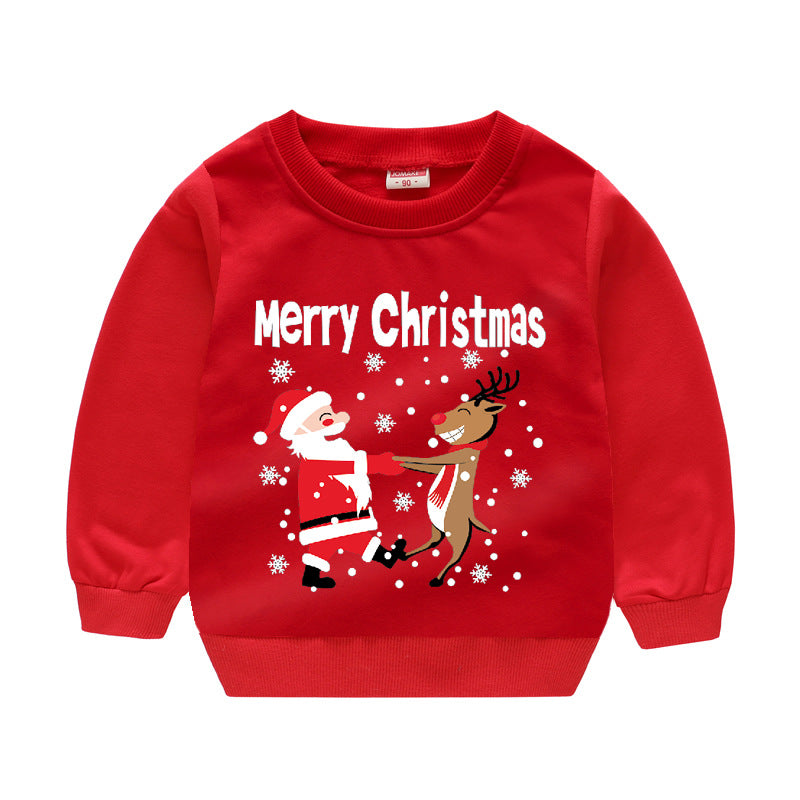 Christmas Casual Children Sweater Holiday Clothing Image