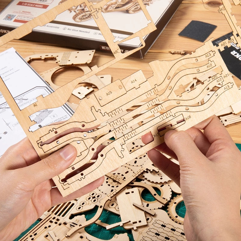 3D Wooden Puzzle Model Toys Image