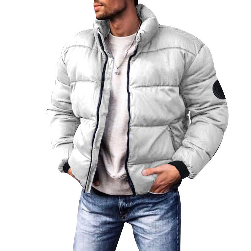 Coat Stand-up Collar Downcotton-padded Jacket Thickened Men's Cotton Jacket Image